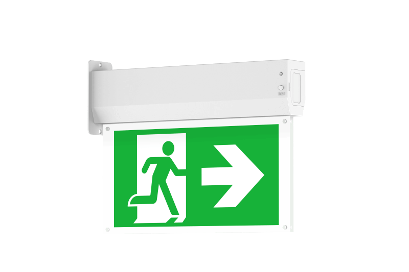Led Exit Sign | Surface Mount | Auto Test | Incl. Pictograms 2